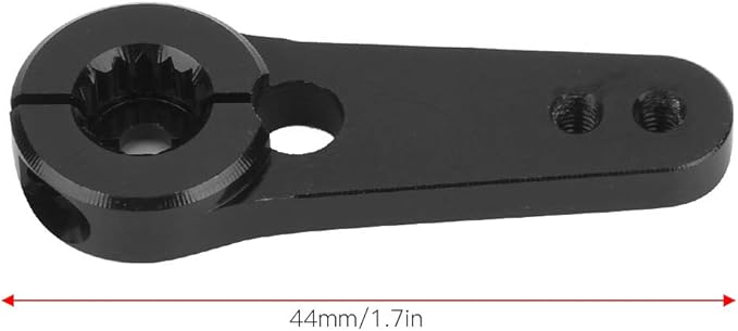 Acouto Aluminum Alloy Servo Horn 15T Arm 1/5 Truck - RC Half Arm Horn 44mm Part - Toys & GamesRemote & App Controlled Vehicles & /Remote & App Controlled Vehicle/Servos & /Servo Horns (Black)