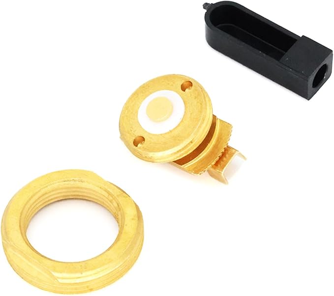NMO Antenna Mount Repair KitsComplete 3/4" Hole Mount Coaxial Connector Stable Transmission for Vehicle NMO Antenna Mount Brass Contact Pin Insulator Repair Kits Complete 3/4" Hole
