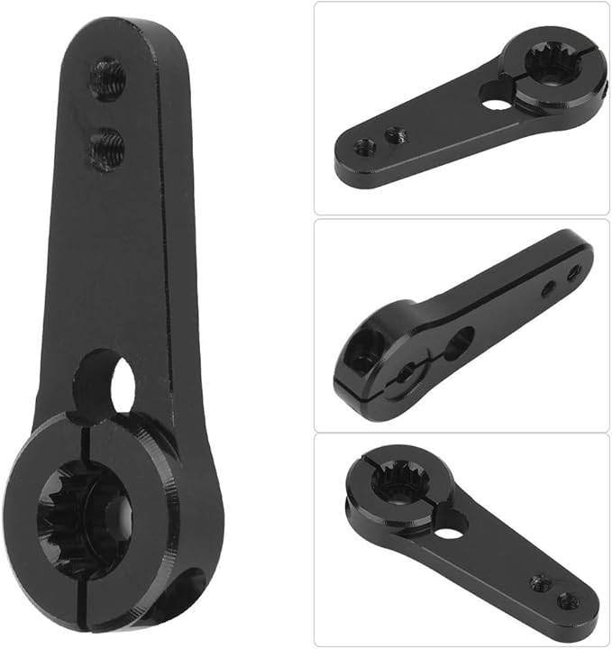 Acouto Aluminum Alloy Servo Horn 15T Arm 1/5 Truck - RC Half Arm Horn 44mm Part - Toys & GamesRemote & App Controlled Vehicles & /Remote & App Controlled Vehicle/Servos & /Servo Horns (Black)