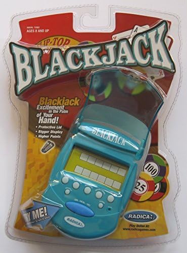 Radica Blackjack Flip-top Hand Held Electronic Game by Radica
