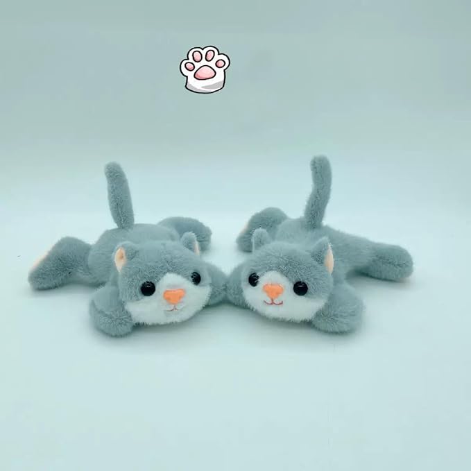 Cat Stuffed Animal Cute Plush Doll Toy 7 inch for Girls Boys Christmas (pa Grew cat)