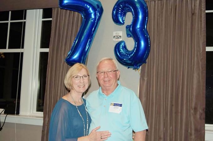 Navy Blue Number 70 Balloon 40 inch, 70 Number Balloons, 70th Navy Blue Birthday Decorations, 70 Year Old Women Men Blue Party Supplies