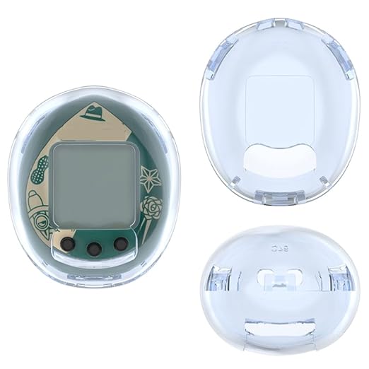 Transparent Cover Case for Tamagotchi Nano, Protective Sleeve Skin PC Protective Cover for Kids, Soft & Shockproof Shell for Tamagotchi Nano Electronic Pet Game Machine (Blue)