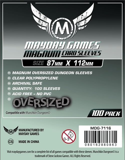 Mayday Games Munchkin Big Box- Standard Compatible Card Sleeve Bundle