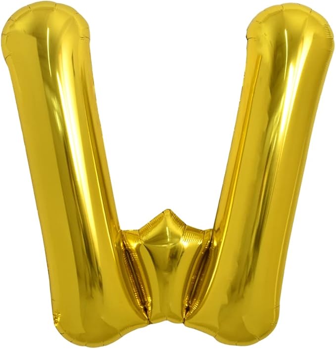 TONIFUL 40 Inch Large Gold Letter Balloons, Helium-Filled Foil Mylar Big Balloons for Birthday Party Anniversary Decorations