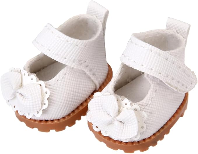 3 Pairs of Doll Shoes Suitable for 17cm Dolls, 3 Colors Suitable for Different Clothing Styles, 17cm Doll Accessories (Colors B)