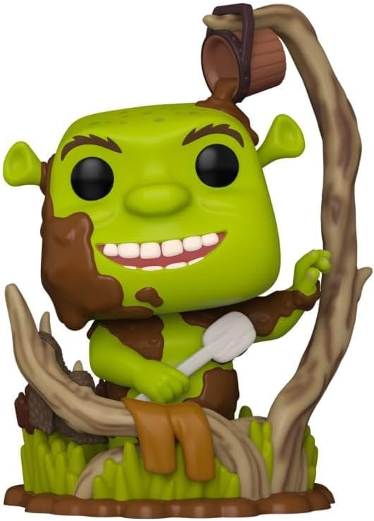 Funko Pop! Movies #1784, Shrek Bathing in Mud, Collectible Vinyl Figure
