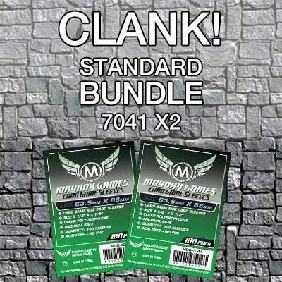 Mayday Games Clank Game Accessory - Standard Card Sleeve Bundle
