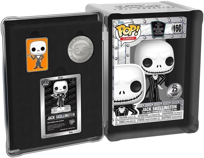 Funko Pop! Disney Classics: NBC Nightmare Before Christmas - Jack Skellington 25th Anniversary (Fun Fest 2023 Shop Exclusive)