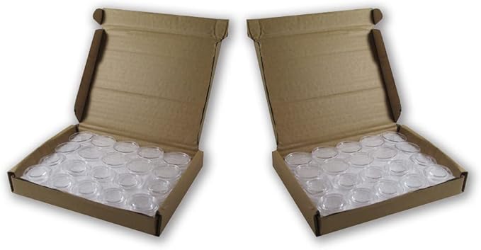 Guardhouse 16mm Direct Fit Coin Capsule for 1/10 Ounce American Gold or Platinum Eagle or Other Similar Sized Coins Pack of 100