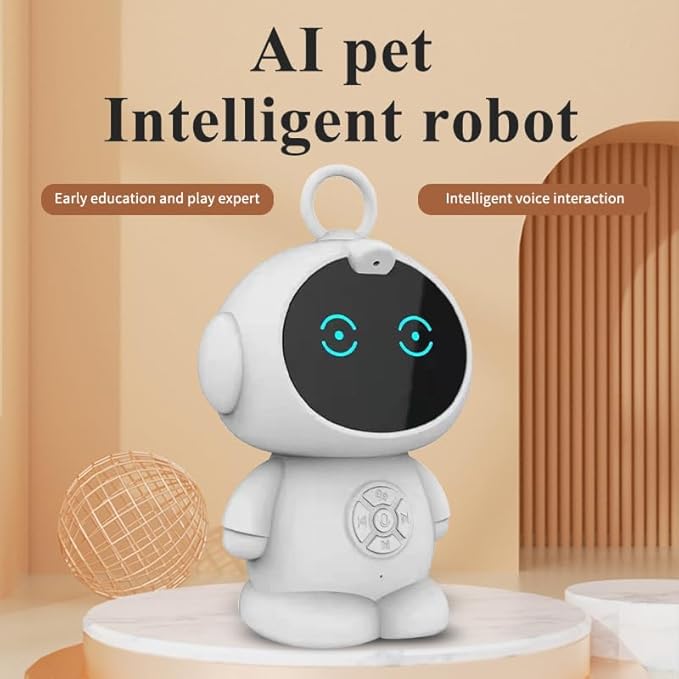 Smart Interactive Robot Toy for Kids 3-10 Voice Controlled Educational Toy with Singing, Chating, Storytelling Rechargeable AI Toy Gift for Boys Girls