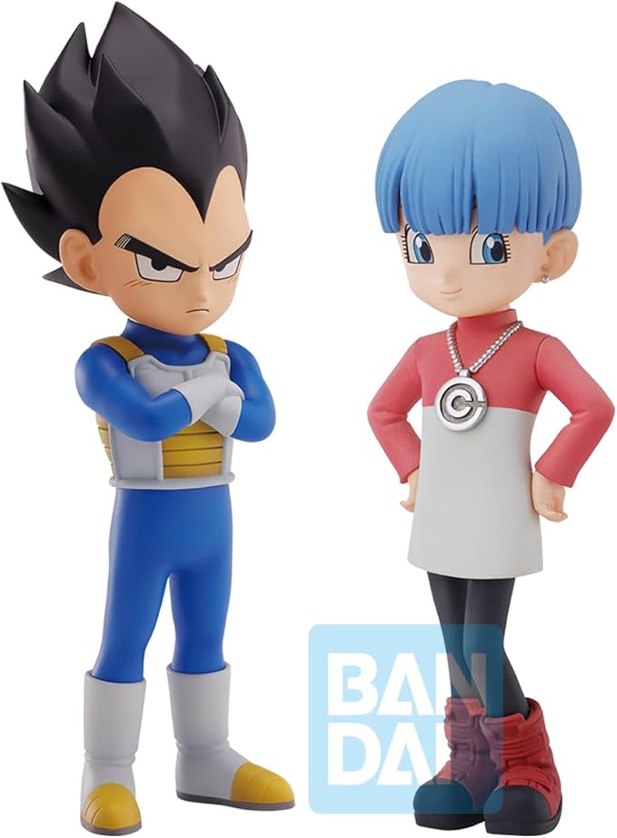 Ichibansho Figure - Dragon Ball DAIMA - Vegeta (Mini) & Bulma (Mini) Masterlise Collectible Statue