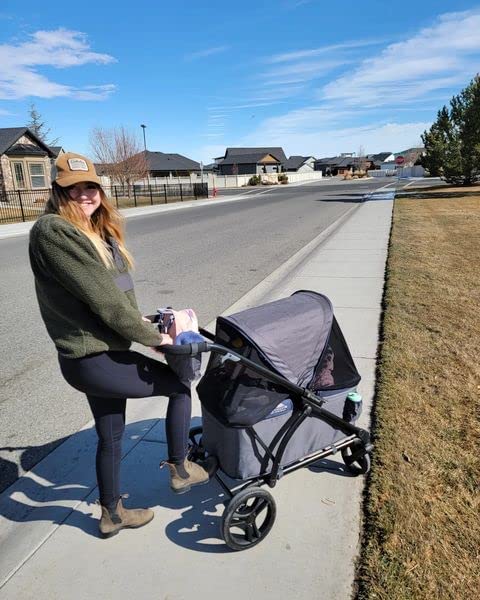 Baby Trend Expedition 2-in-1 Stroller Wagon Plus, Ultra Black