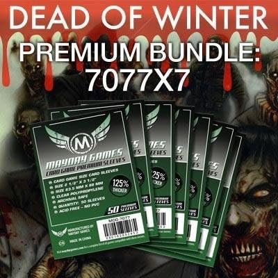 Mayday Games Dead of Winter Game Accessory- Premium Card Sleeve Bundle