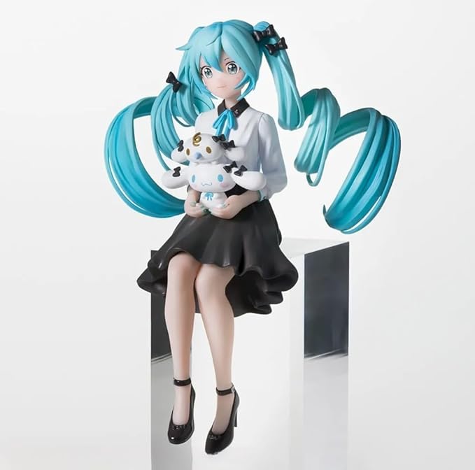 Hatsune Miku Chokonose Premium Figure Hatsune Miku x Cinnamorol Osumashi Ver.