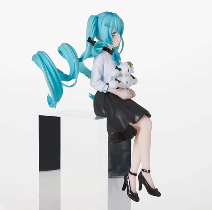 Hatsune Miku Chokonose Premium Figure Hatsune Miku x Cinnamorol Osumashi Ver.