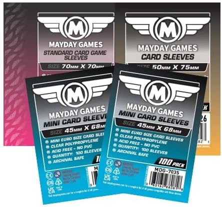 Mayday Games Codenames Game Accessory- Standard Card Sleeve Bundle