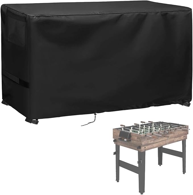 Multi-Game Table Cover for Best Choice 13-in-1 and 10-in-1 Combo Game Table Set,Tabletop Pinball Cover for Kids,Dust Covers for Teen Boy Room Decor,50"x43"x32"