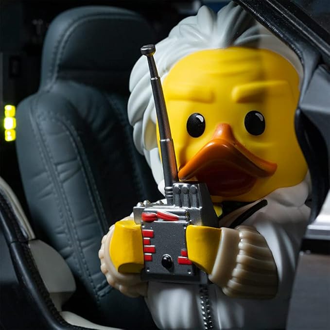 TUBBZ Boxed Edition Doc Brown Collectible Vinyl Rubber Duck Figure - Official Back to The Future Merchandise - TV, Movies & Video Games
