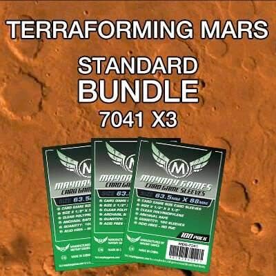 Mayday Games Terrafroming Mars Game Accessory - Standard Card Sleeve Bundle