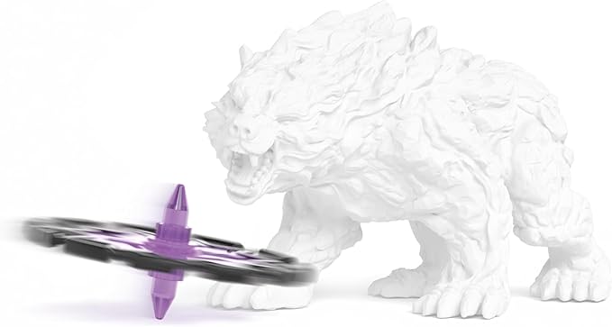 Schleich Eldrador Creatures - Battle Cave with Shadow Tiger Figure and Shooting Weapon Toy Playset - Interactive Cave and Monster Figurine for Boys and Girls - Fantasy Toys for Kids Ages 7+ | 42739