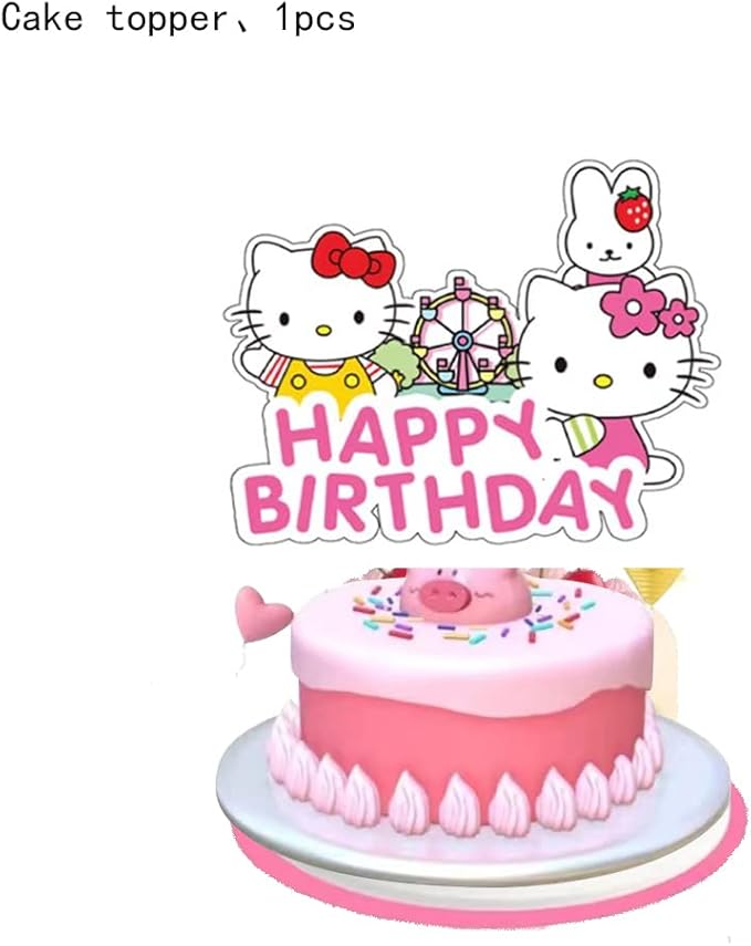 25PCS Cake Toppers Cupcake Toppers Cake Decorations Birthday Party Supplies Decorations (Style 1)