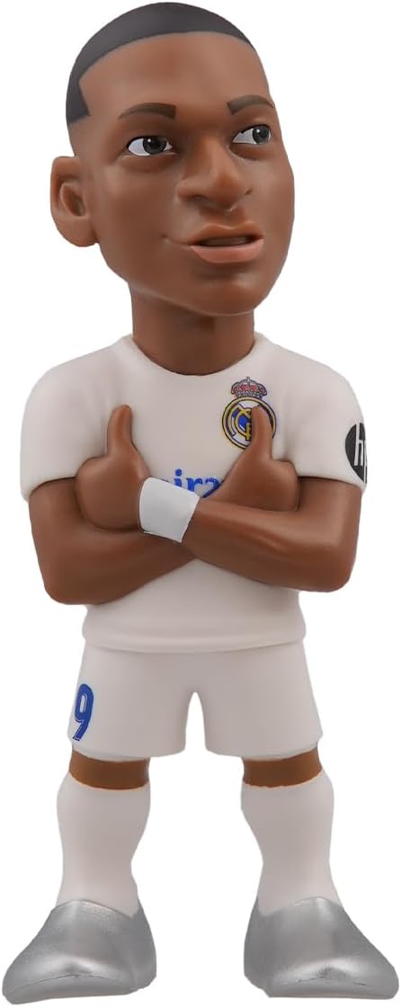 MINIX COLLECTIBLE FIGURINES - Sports Collectable 12 cm Figurine, Kylian Mbappé-Real Madrid
