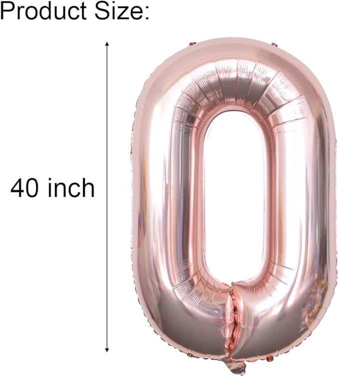 Happy Birthday Balloon Banner 40 inch 18 Balloon Number 16 Inch Happy Birthday Letters Balloons Rose Gold Foil Mylar Balloons for 18th Birthday Decorations Party Supplies