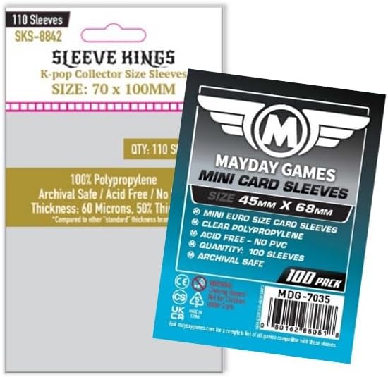 Mayday Games Anachrony Game Accessory - Standard Card Sleeve Bundle