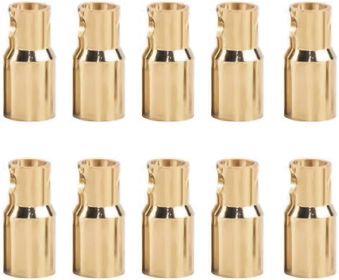 10 Pairs Gold-Plated 6.0MM 6MM Banana Plug Bullet Male Female Connector Adapter for RC Lipo Battery ESC Motors
