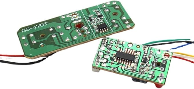 2Pcs Four-Way Remote Control Board Two-Way RC Transmitter and Receiver Toy Car Robot Model Accessories,DIY Toys Projects Four-Way Remote Control Remote and App Controlled Vehicles Accessories,27mhz