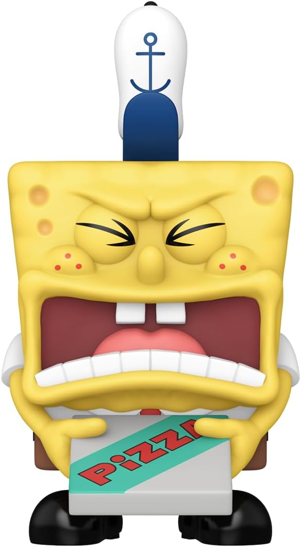 Funko POP! TV: Spongebob Squarepants 25th Anniversary - Spongebob Squarepants with Pizza -Collectable Vinyl Figure - Gift Idea - Official Merchandise - for Kids & Adults - TV Fans