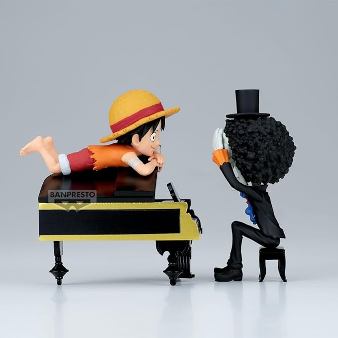 Banpresto - One Piece - Log Stories - Monkey D. Luffy & Brook (That's Great! After All This TIME, He's Still…!) World Collectable Figure
