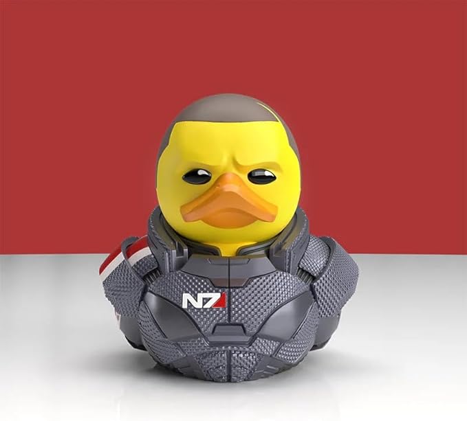 TUBBZ Mini: Mass Effect - Male Commander Shepard Cosplaying Rubber Duck Vinyl Figure