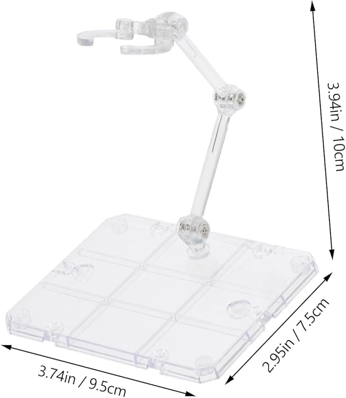 iplusmile Flame Effect Bracket Action Figure Stand with Fire Effect Accessories for Doll Display Toy Model Holder 3.94 X 3.74 X 2.95 Inches