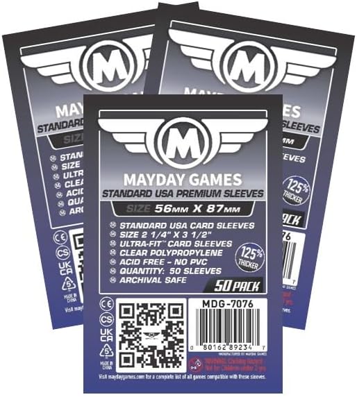 Mayday Games Blackout Hong Kong Game Accessory - Premium Card Sleeve Bundle