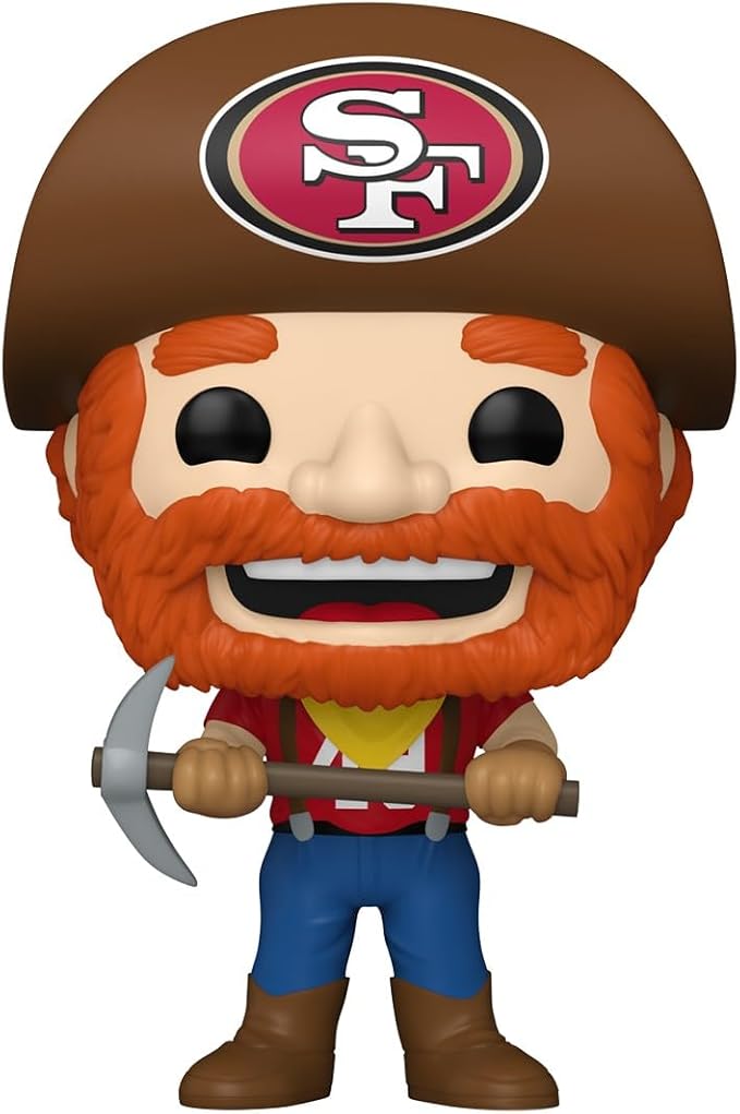 Funko Pop! NFL Mascots: 49ers - Sourdough Sam - NHL Mascots and Marks - Collectable Vinyl Figure - Gift Idea - Official Merchandise - Toys for Kids & Adults - Sports Fans
