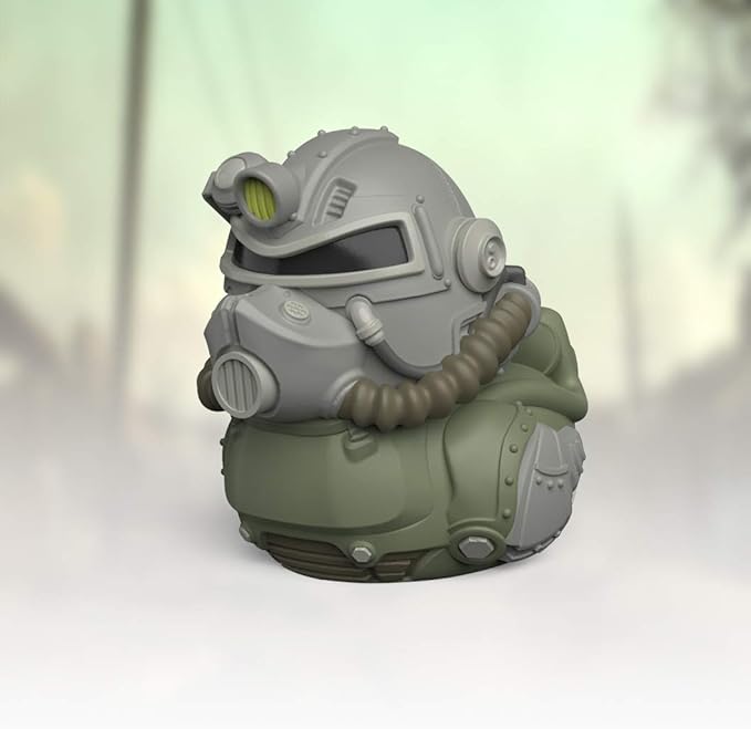 TUBBZ Boxed Edition T-51 Collectable Vinyl Rubber Duck Figure - Official Fallout Merchandise - Thriller TV & Video Games
