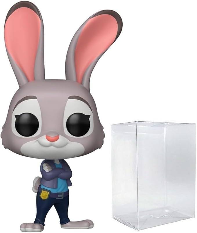 POP Funko Disney: Zootopia 2 - Judy Hopps Vinyl Figure (Bundled with Compatible Box Protector Case), Multicolor, 3.75 Inches