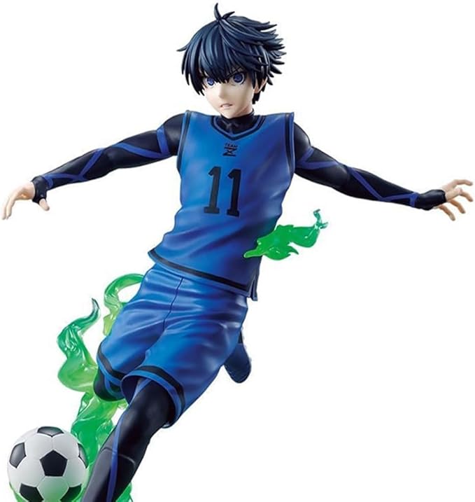 2pcs Anime Figure Bachira Meguru Isagi Yoichi Action Figure Statue PVC Character Handmade Model Desktop Decoration Collectibles