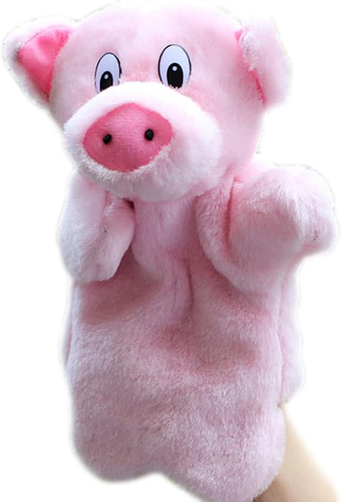 RIY Hand Puppet - Farm Friends Animals Educational Puppets Pig