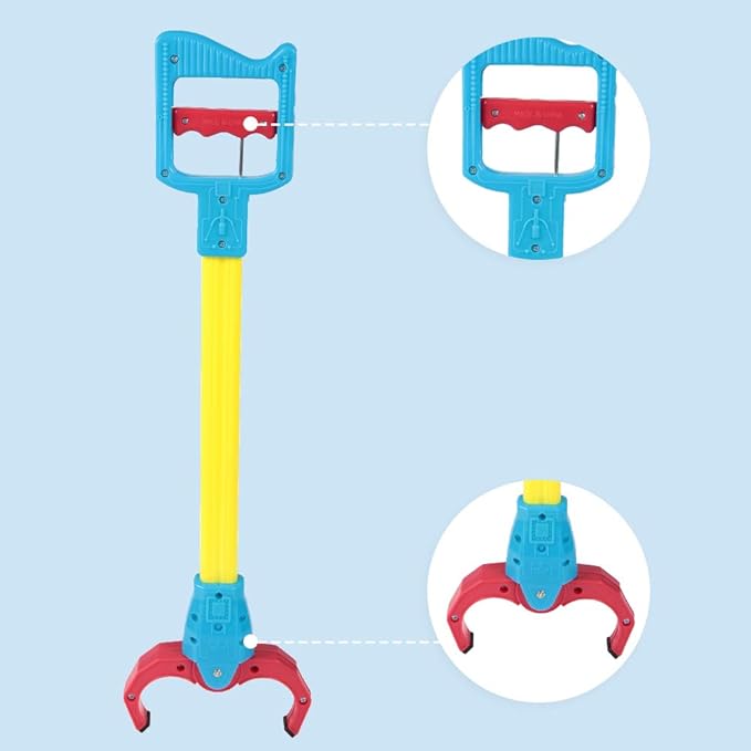 VGEBY1 Grabber Toy, Kids Robot Arm Claw Toy Grabber Reacher Toy Reach Out Grabbing Stick Children Intelligence Toy(Yellow) Toy Grabber Claw For Kids Claw Toy Child'S Grabber Toy Kids Grabber Toy