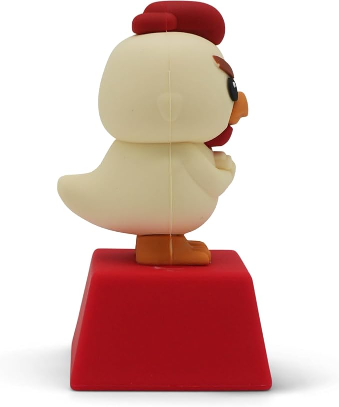 Miniature Desk Figurine – Cute & Quirky Office Decor for Desk, Shelf, or Workspace – Fun Tiny Collectible Statue for Adults, Coworkers, or Home Office Gift-Out of Clucks