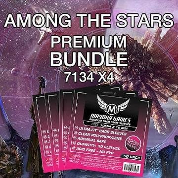 Mayday Games Among The Stars Game Accessory- Premium Card Sleeve Bundle