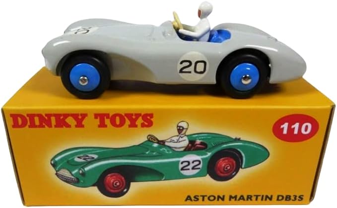 OPO 10 - Dinky Toys DeAgostini car Compatible with Aston Martin DB3 S Gray - 110