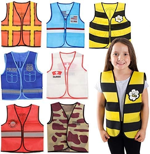 Tigerdoe Dress Up Clothes - 7 Pc - Pretend Play School Set - Career Costumes - Kids Role Play Costume - Occupation Costume