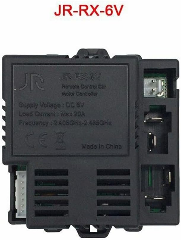 JR-RX-12V 6V 24V Electric Vehicle Receiver Module for Remote Control Toy Car Parts, RC 1, RC 2, RC 3, RC 4, JR-RX-6V, JR-RX-6V receiver, Children Electric Car Remote Control(JR-RX-6V)
