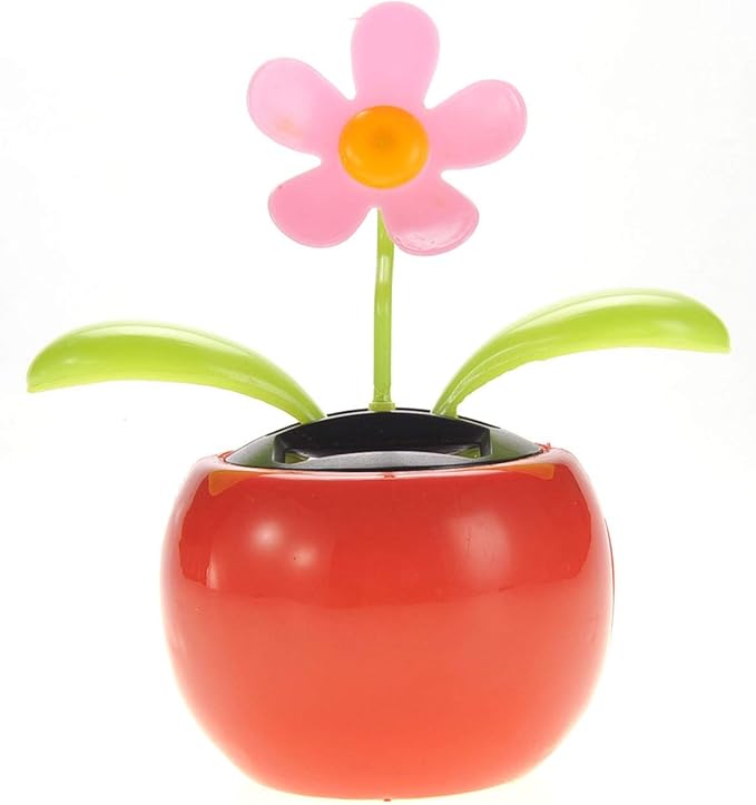 A and E Imports - Electronic Solar Flower Novelty Toy (Pink)
