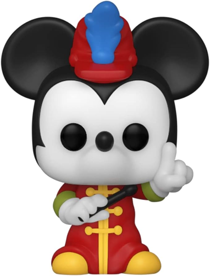 Funko Bitty POP! Disney - Minnie, 4-Pack - Minnie Mouse (red Dress), Daisy Duck, Donald Duck and A Surprise Mystery Mini Figure - 0.9 Inch (2.2 Cm) Collectable - Stackable Display Shelf Included