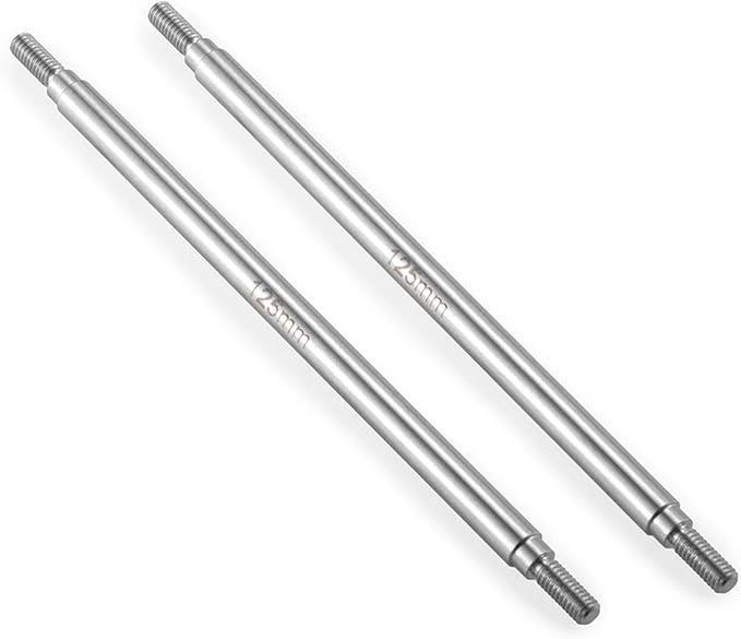 RC Spare Part for Axial for SCX10 II 90046 for TRX-4 D90 1/10 Linkage Set Link Rod M4 6x50-155mm RC Crawler Car Upgrade Parts Modification Accessories(125mm)